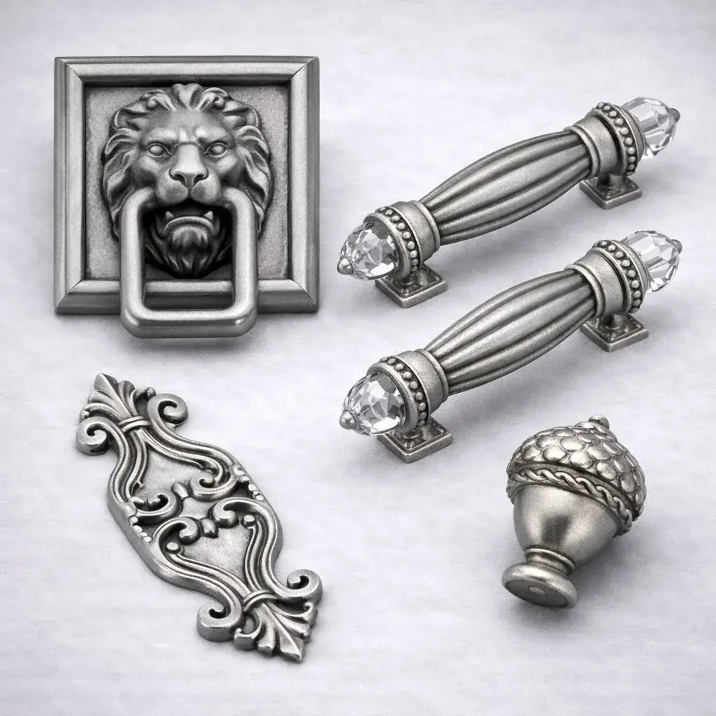 Zinc Gravity Cast Decorative Hardware