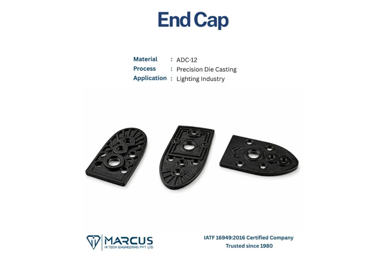 Precision End Caps for Lighting